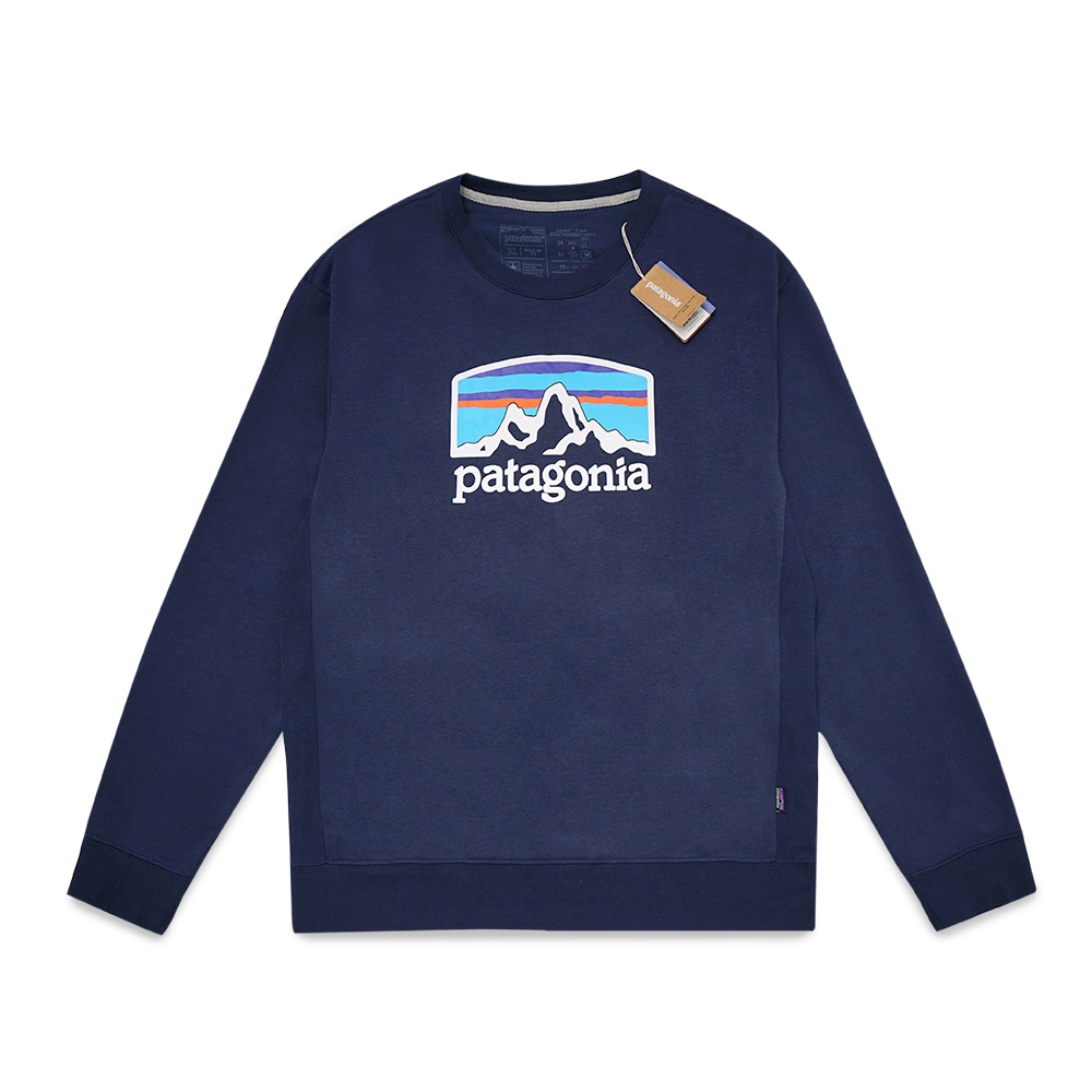 PTG Fitz Roy Horizons Uprisal Crewneck Sweatshirt Navy