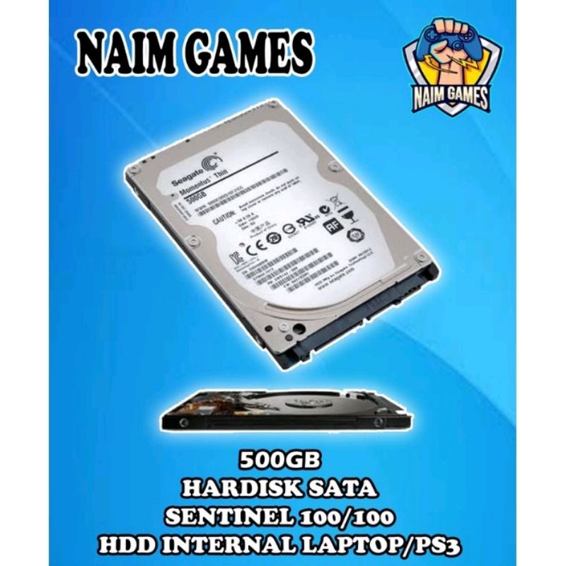 Hardisk PS3/HDD internal laptop/Notebook 2,5&quot; Inch 500GB SATA