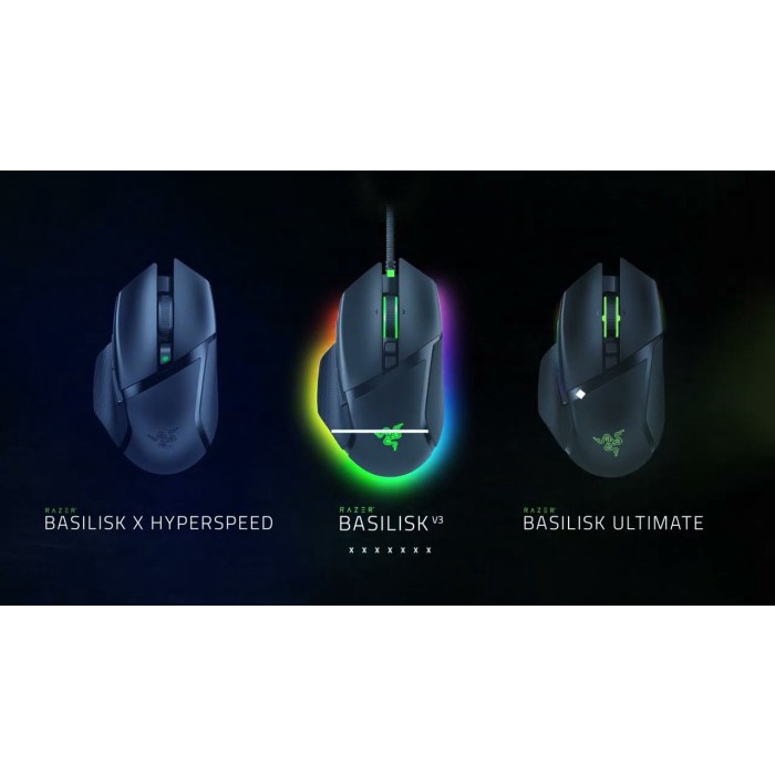 Razer Basilisk X HyperSpeed Gaming Mouse - Garansi Resmi