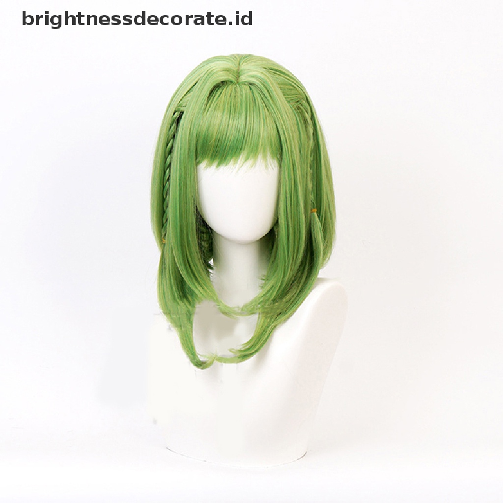 [Birth] 45cm Anime Toilet-bound Hanako-kun Nanamine Sakura Wig Cosplay Rambut Palsu Rambut Hijau [ID]