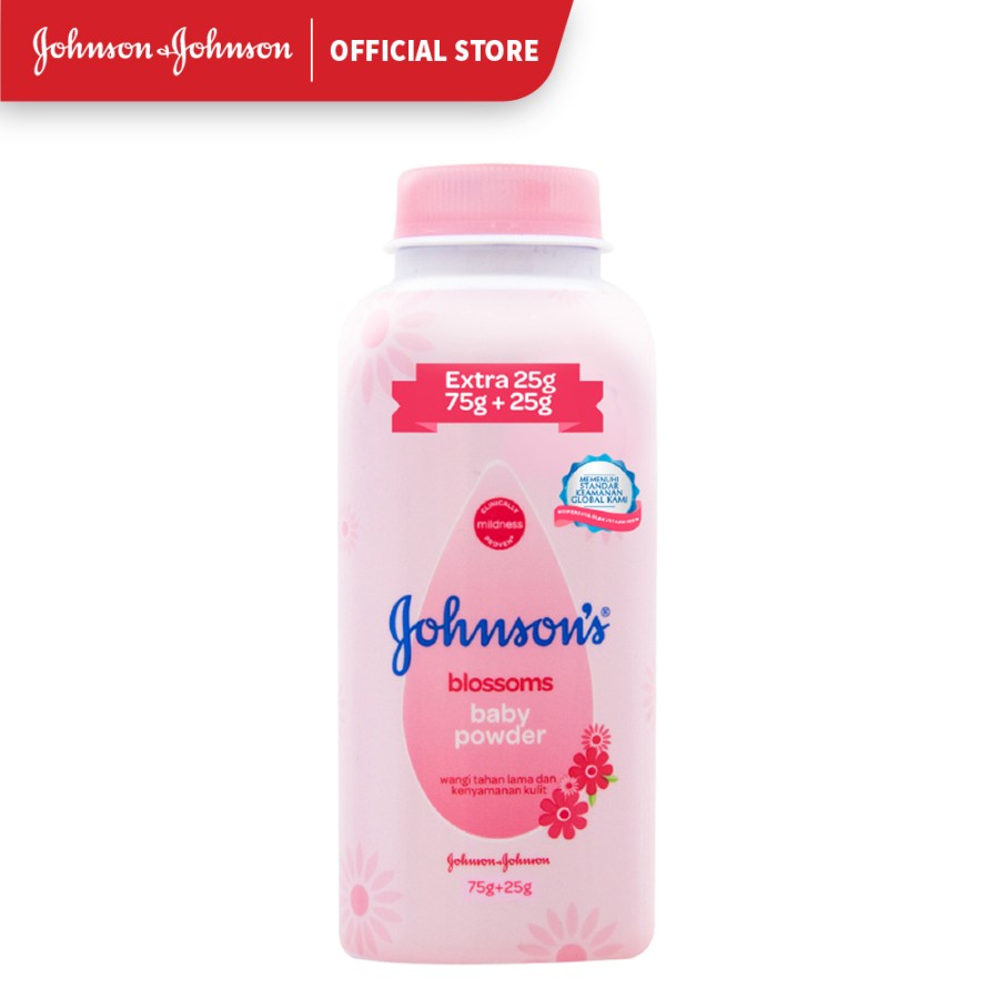 JOHNSON'S Blossoms Baby Powder - Bedak Bayi Extra Fill 75+25gr