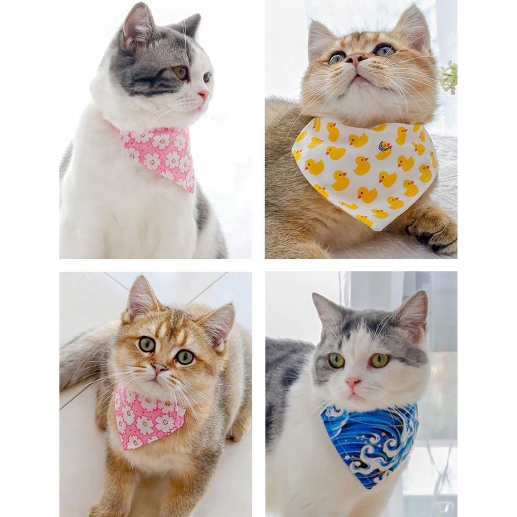 Bandana Dog &amp; Cat Scarf Collar Anjing &amp; Kucing FEFARM