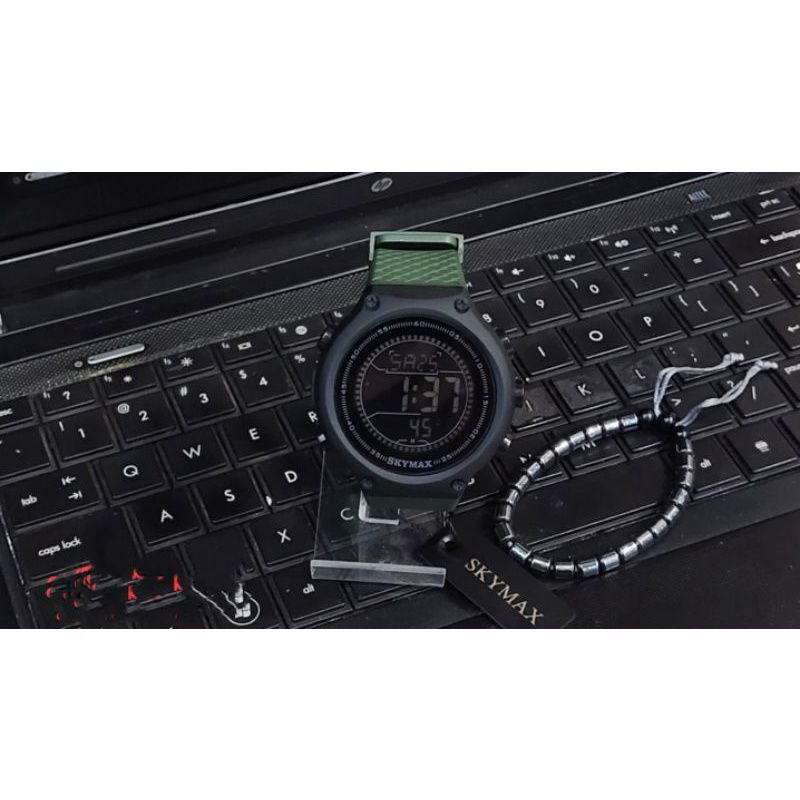 OJam Tangan Pria Skymax Original Anti Air Standart Militer Waterproof Anti