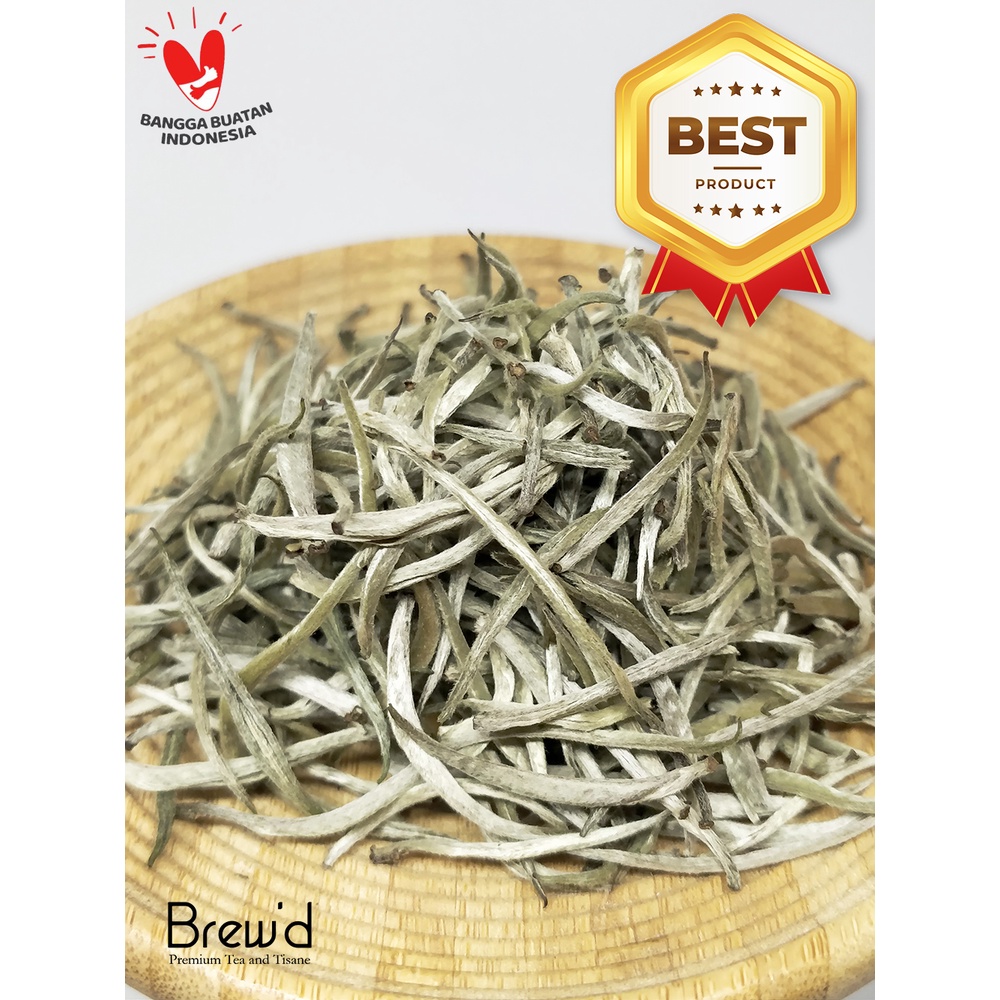 

BEST - SILVER NEEDLE White Tea | Premium Grade | Daun Teh Putih Pucuk | ASLI 100% Loose Leaf