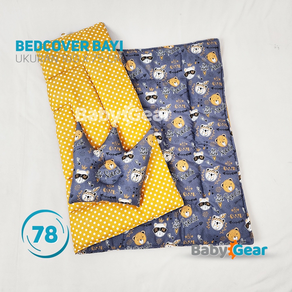 Bedcover Bayi Selimut Tidur Bayi PLUS Bantal Peyang Mahkota