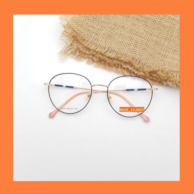 kacamata 3260 | lensa photocromic | blueray | anti radiasi