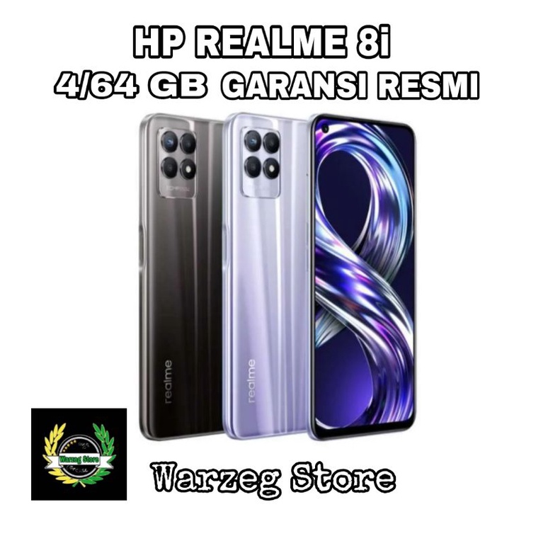 HP REALME 8i 4/64 GB - REALMI 8 i RAM 4GB ROM 64GB GARANSI RESMI