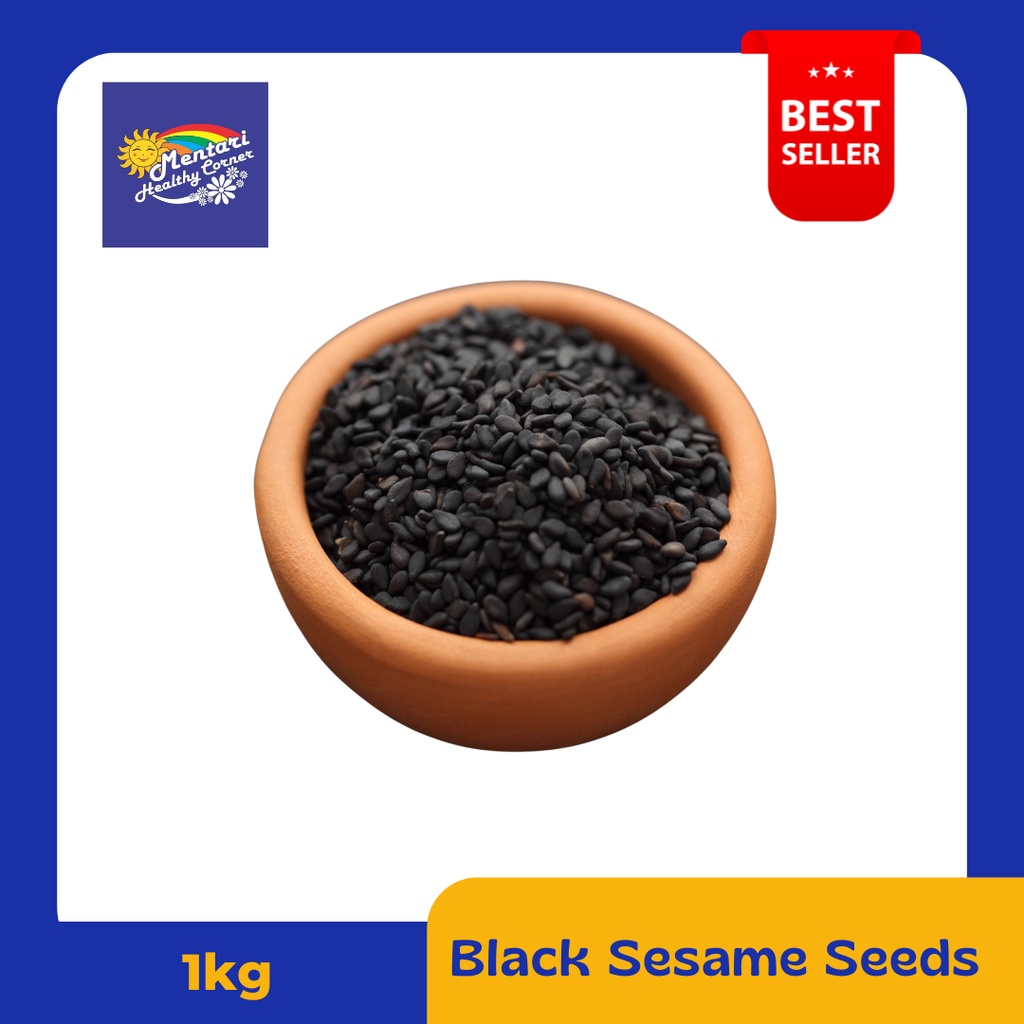 Wijen Hitam 1KG / Black Sesame Seed 1KG