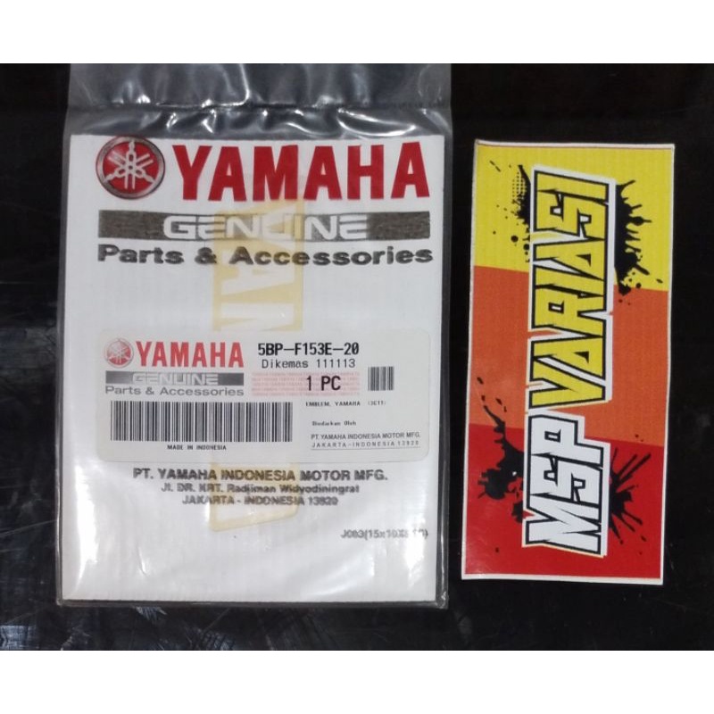 Genuine Part Stiker Emblem 5BP F153E 20 Yamaha Mio Soul Original Ori asli Yamaha Genuine Part