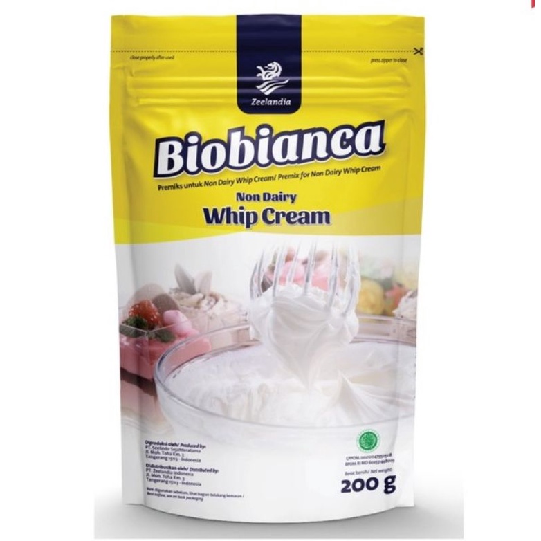 Biobianca 200g - Zeelandia - Whip Cream