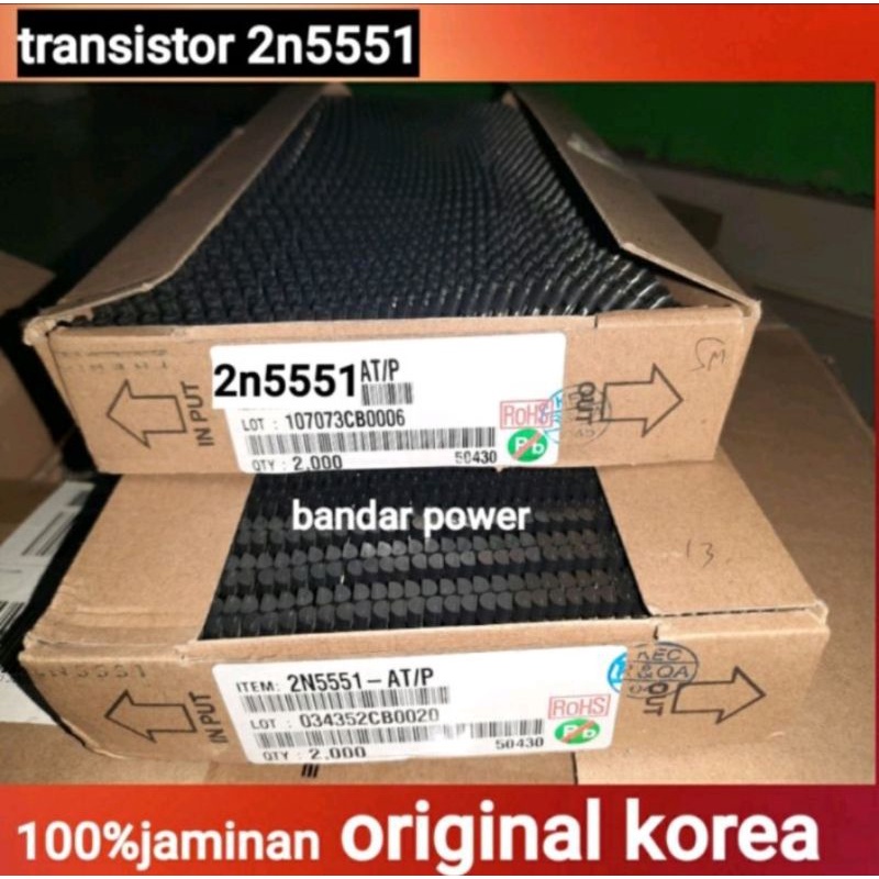 Transistor 2n5551 original