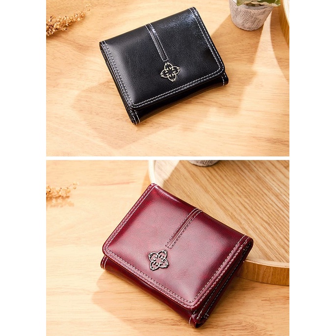 DOMPET LIPAT WANITA IMPORT BAHAN KULIT PU LEATHER PREMIUM 21#