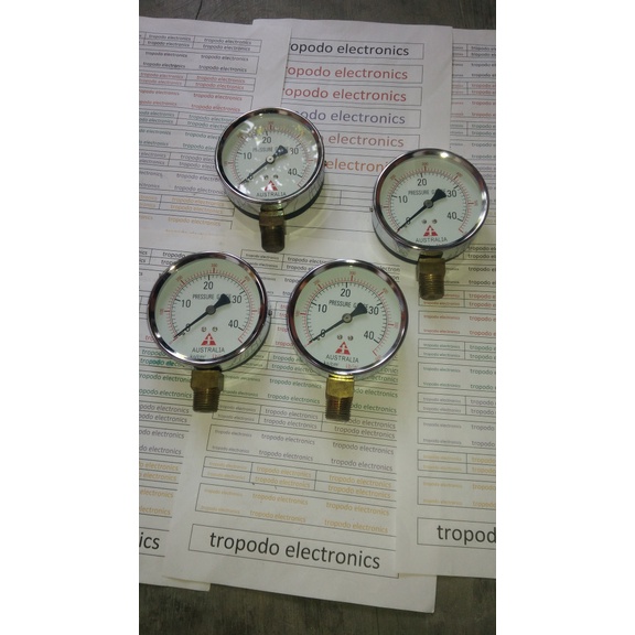 Pressure gauge AUSTRALIA STANDARD 4 inch range 40 kg/cm2