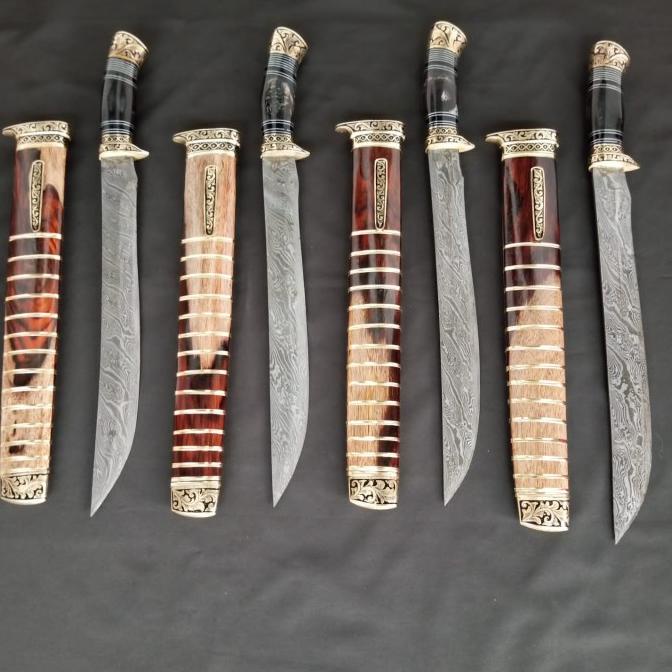 GOLOK SEMBELIH DAMASKUS SIMPAY KUNINGAN PREMIUM