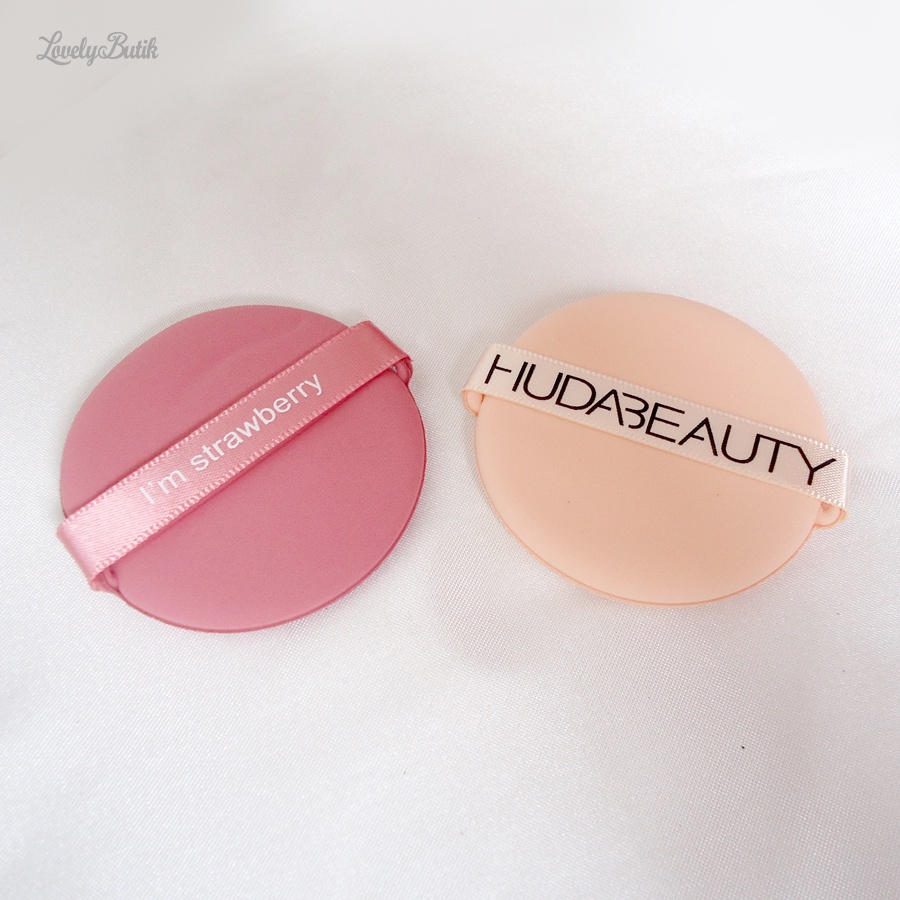 Spons Bedak Makeup Foundation Sponge Cushion 1 Set Isi 2 Lembut Murah Spon Bedak Padat - Lovelybutik