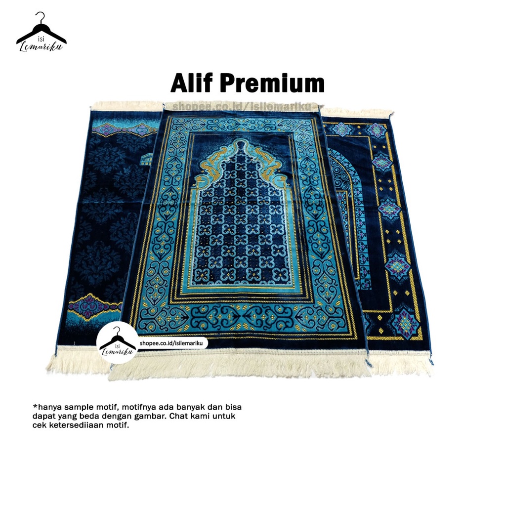 Sajadah Bulu Turkey ALIF Premium Spiegel 110 x 65 cm