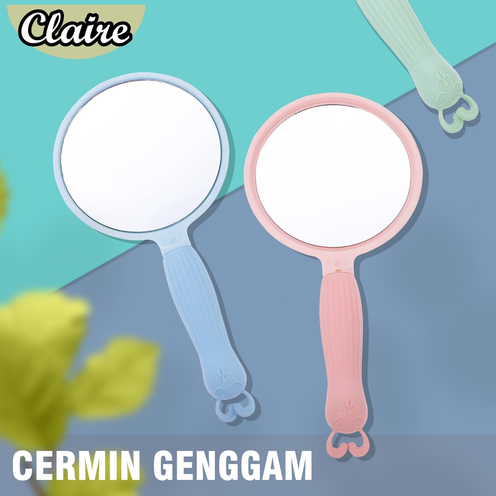 CERMIN MUNGIL / CERMIN GAGANG KECIL / CERMIN BENTUK BULAT / CERMIN VIRAL