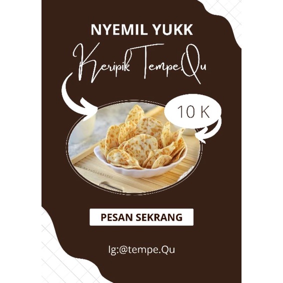 

keripik Tempe.Qu