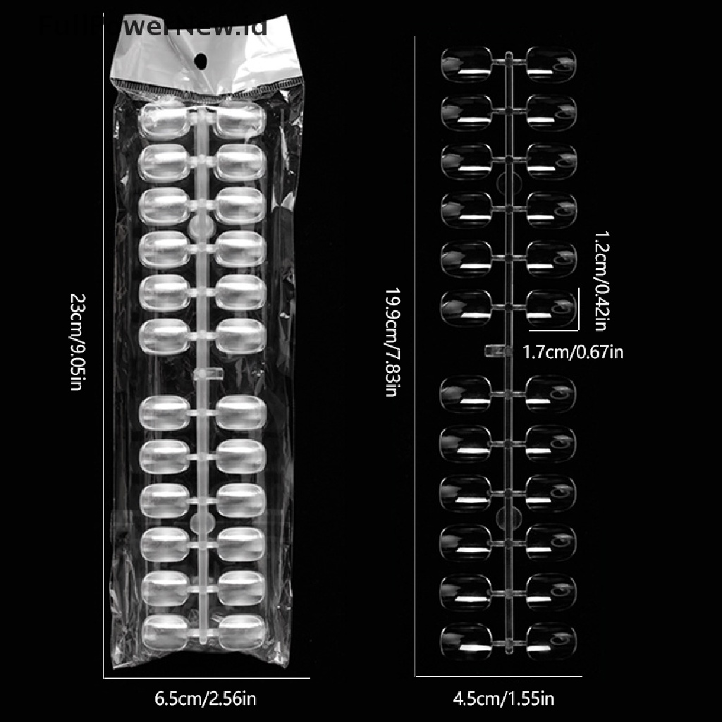 Power 240Pcs Tips Kuku Palsu Kartu Warna Praktek Pajangan Rak Mandi Alat Manicure ID