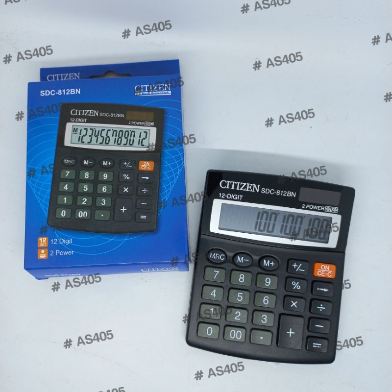 

Kalkulator / Calculator Check Dagang Meja Digital CITIZEN SDC-812BN (12 digit)