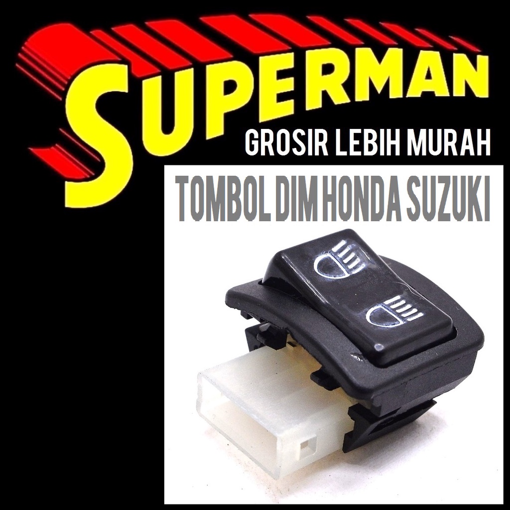 TOMBOL DIM SMASH HONDA supra x 125 supra fit new vario blade saklar jauh dekat  lampu motor honda su