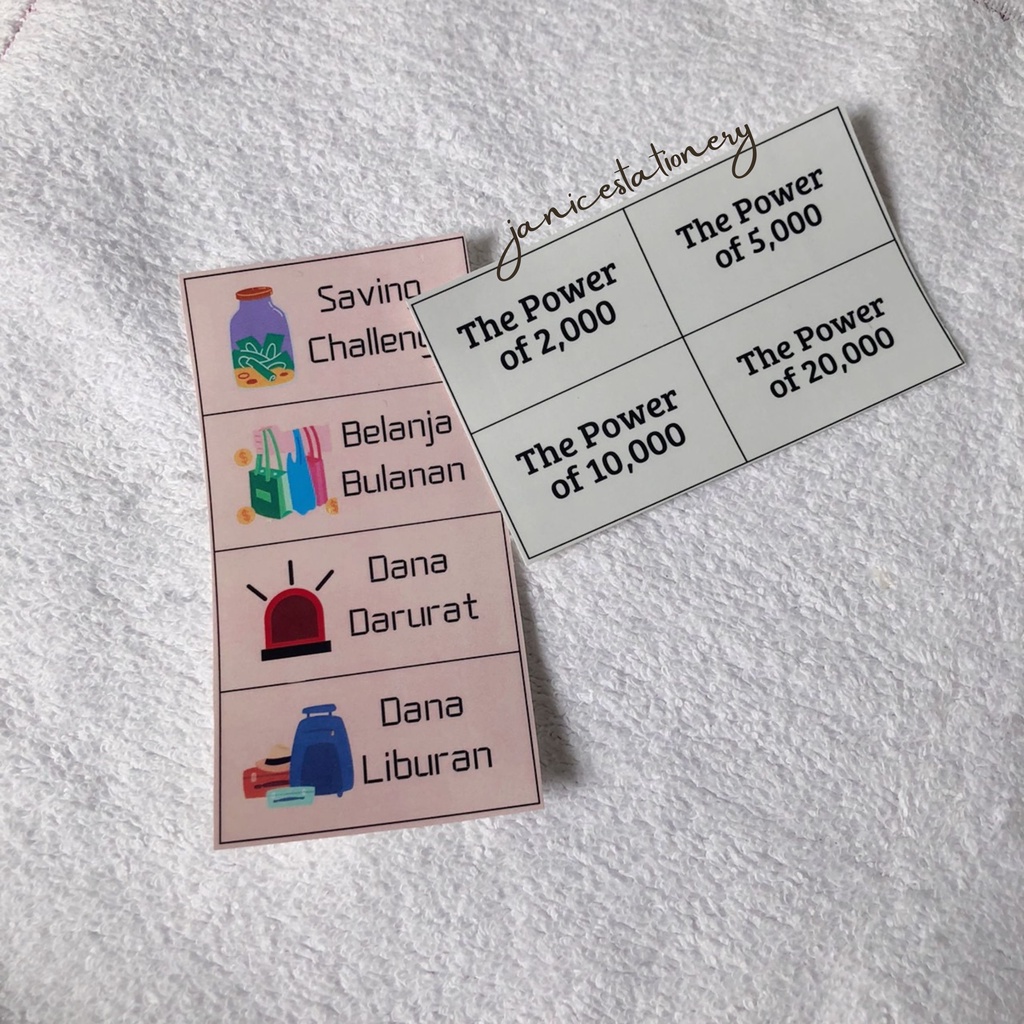 

Sticker Keuangan set mini
