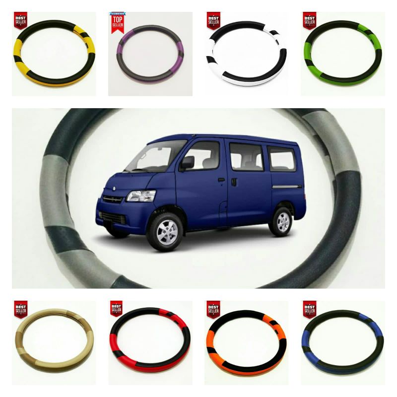 Asesoris Cover stir sarung setir steering mobil Daihatsu Grand max/grand max pickup