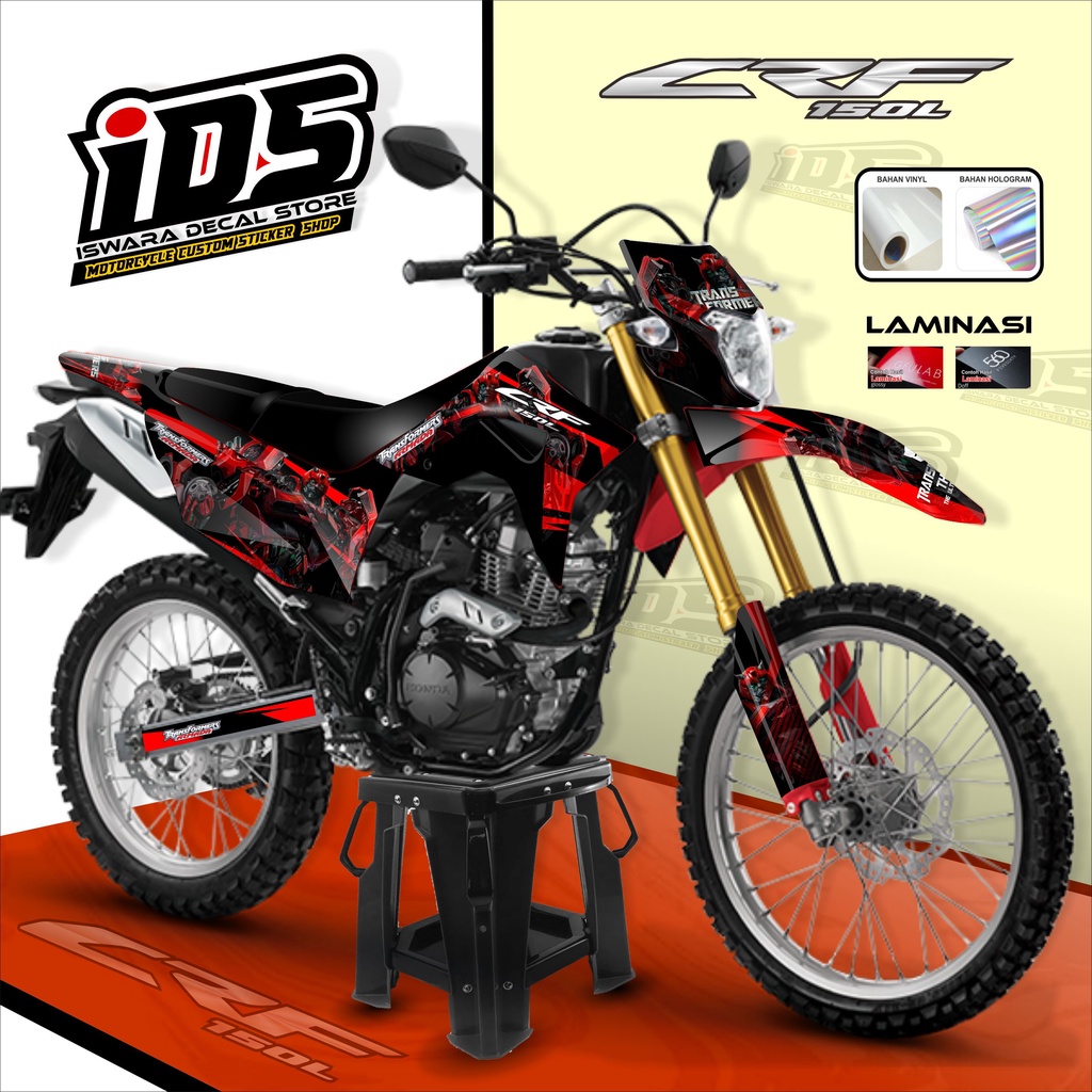 Decal CRF 150 L Full Body Stiker CRF 150L Full Body Dekal CRF 150L Transformer
