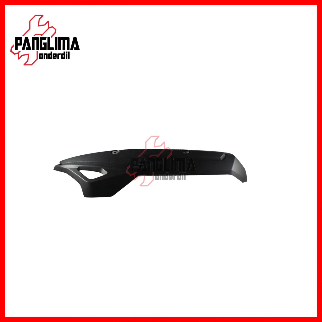 Pelindung Knalpot Vario Techno 125 Old 2012-2014 &amp; Vario 125-150 New LED eSP 2015-2017 Hitam Cover Tutup Penutup Tameng Kenalpot Muffler Exhaust