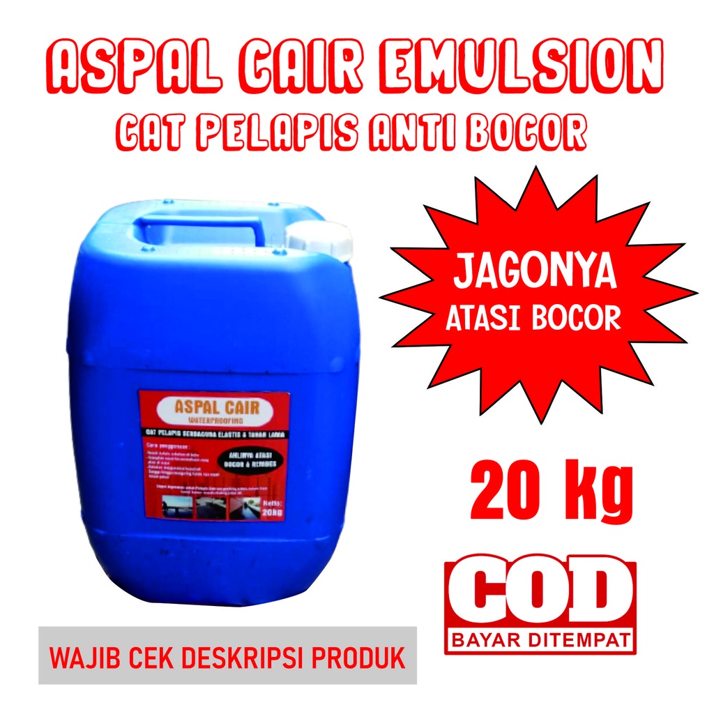 aspal cair untuk bocor 20kg