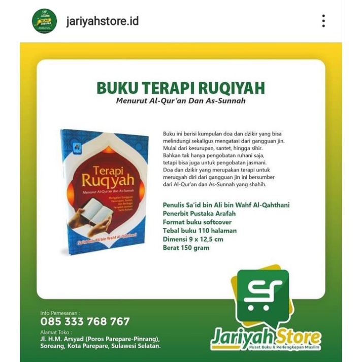 

Buku Terapi Ruqyah