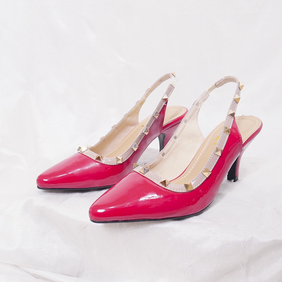 Bernx's Shoes - Sepatu Pesta Wanita Hinata Glossy Heels 7 cm