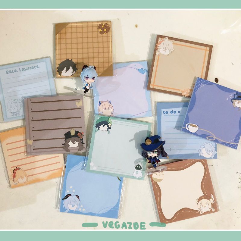 

GENSHIN IMPACT MEMOPAD FANMERCH