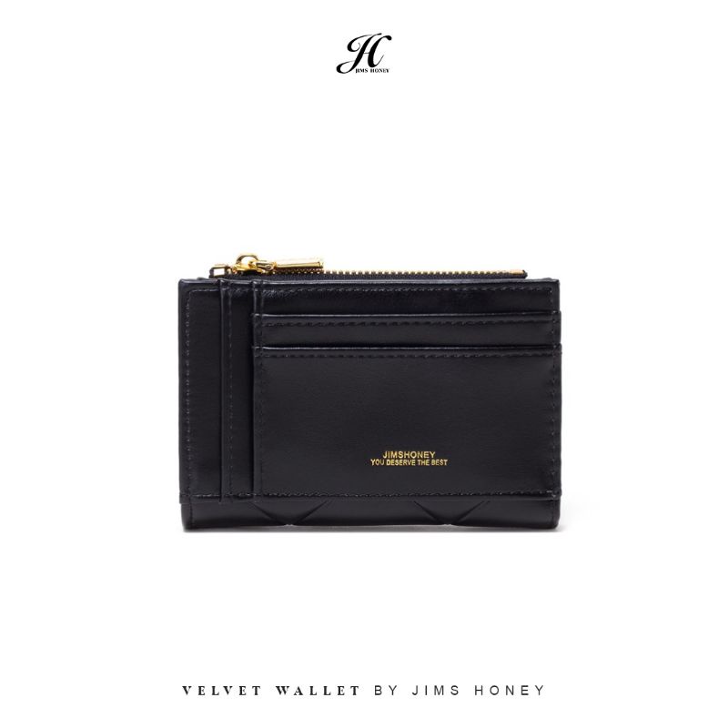 Velvet wallet dompet lipat wanita original jims honey realpic exclusive free box