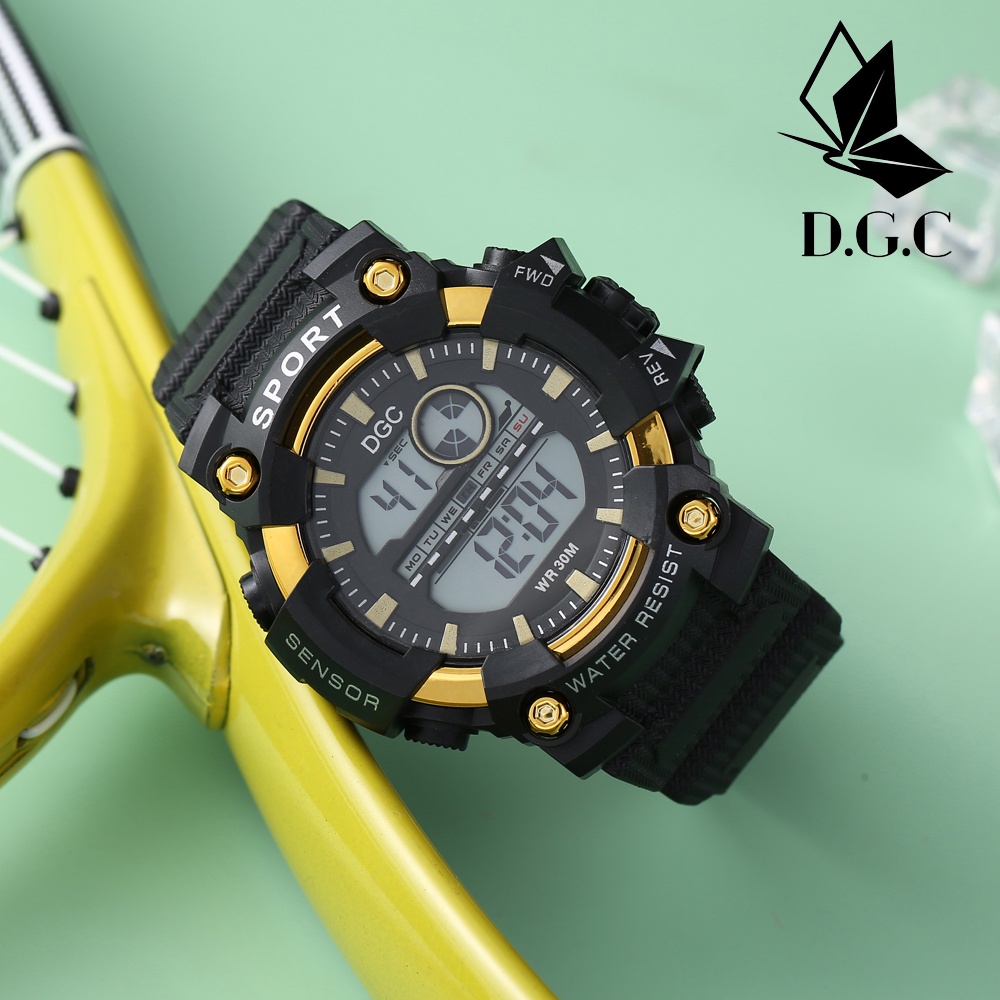 ✨DGC✨Jam Tangan Pria Digital Rubber Luminous Display Watchkite /  Electronic Watch Import M176
