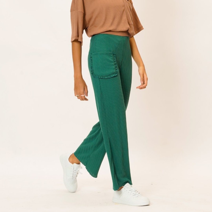AGNI - Hamish Pants Emerald