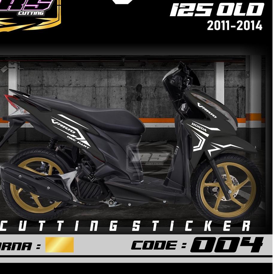 Cutting Sticker Vario 125 OLD/LAMA - Aksesoris Motor Stiker Honda Vario 125 Skotlet Sticker Striping