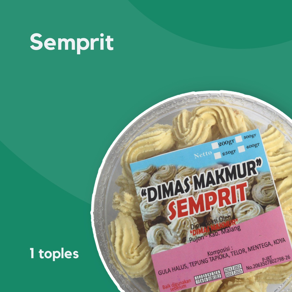

Semprit - Khas Madiredo - Oleh-oleh Khas Malang/Batu