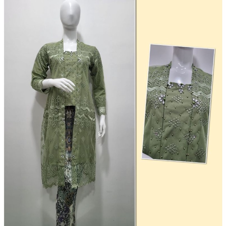 stelan kebaya kutubaru ocean / kebaya jumbo / kebaya muslim / kebaya busui / kebaya ibu besan / keba