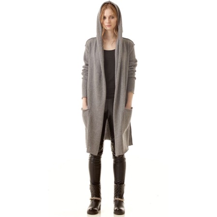 Hm** long cardigan hoodie