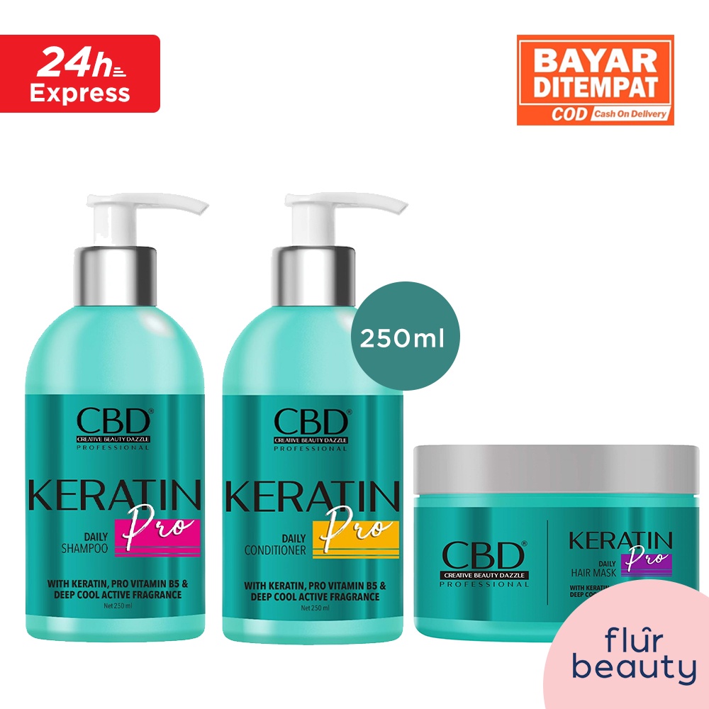 Jual CBD Professional - Keratin Pro Daily Shampoo / Conditioner / Hair ...