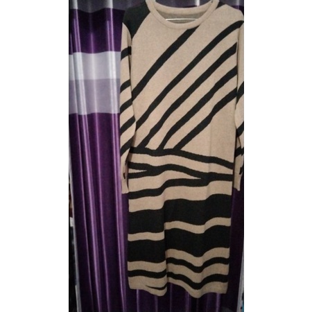 Tunik rajut katun premium motif kekinian terbaru