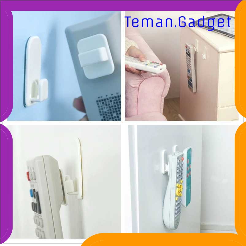 TG-RAK TCMAKE Rak Gantungan Hook Wall Hanger Organizer Adhesive 2 Pasang - TC1141