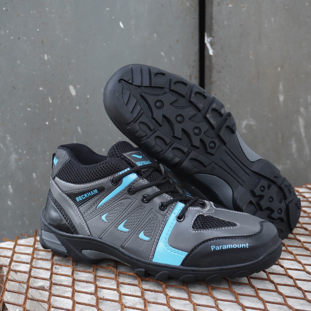 Sepatu Boots Gunung Pria Beckham Paramount Hiking Tracking Sepatu Safety Ujung Besi Outdoor ORIGINAL