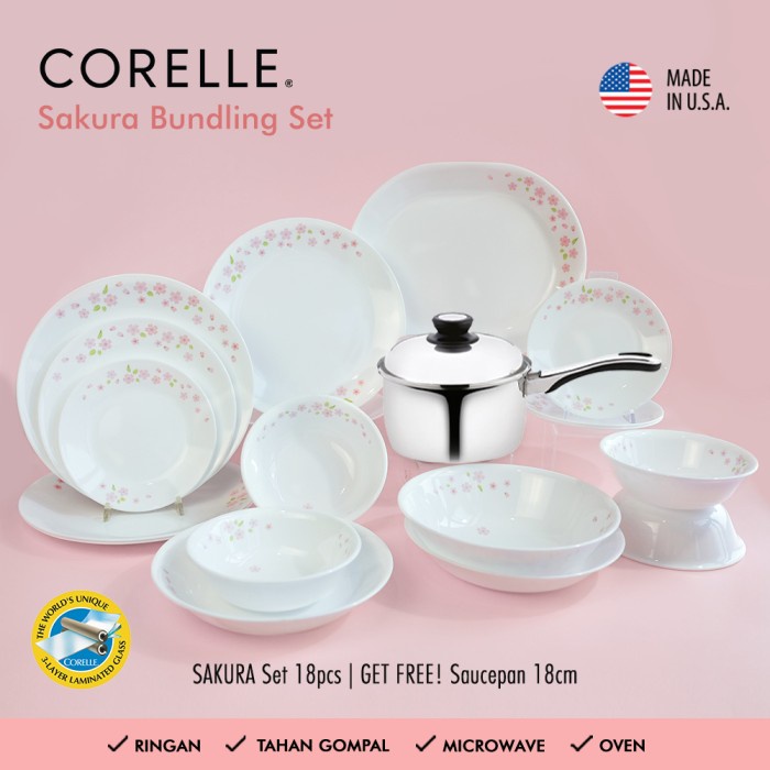 CORELLE SAKURA SET 18PCS