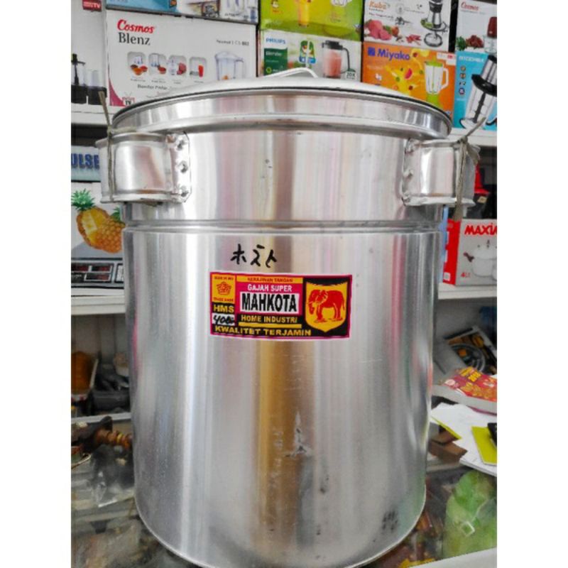 [ ⭐FREE ONGKIR⭐ ] Dandang bakso aluminium/Stainless tebal 22/24/26/28/30/32/34/36/40 foodgrade