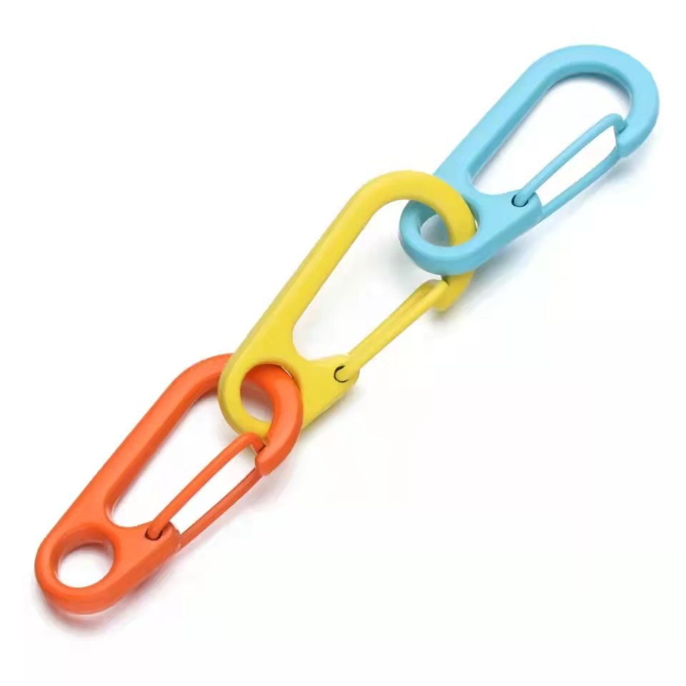 Kait Gantungan Kunci Mini Carabiner Warna-Warni/Pengait Tas Mini Carabiner Harga/1pc