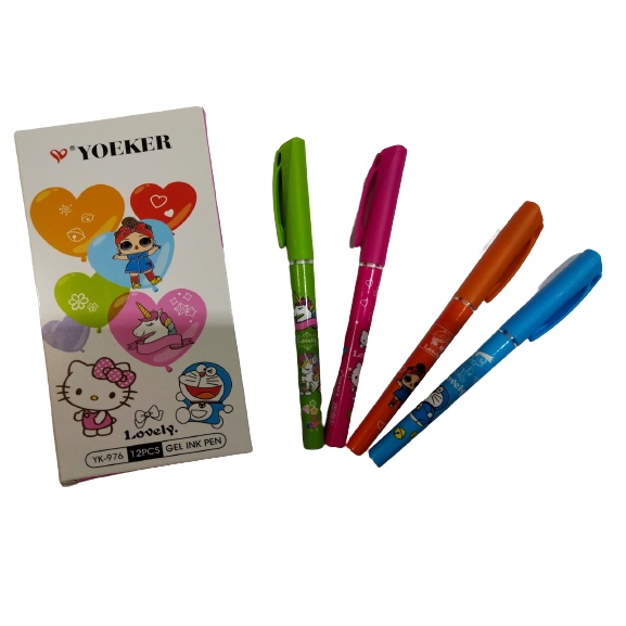 

PULPEN/BALLPOINT/BOLPEN YOEKER MOTIF LUCU (SATUAN) - GEL INK PEN