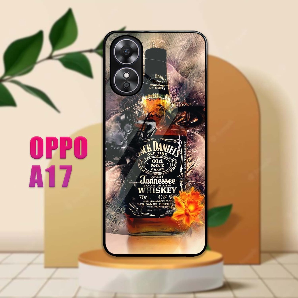 [MP53] Case Oppo A17 | Casing Kilau | Kesing Glossy | Hardcase Hape Oppo A17 | Case Motif Minuman
