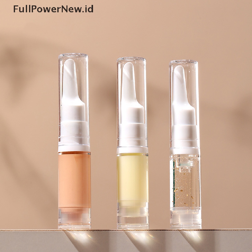 Power 5ML Botol Pompa Vakum Airless Kosong Travel Size Dispenser Wadah Isi Ulang ID